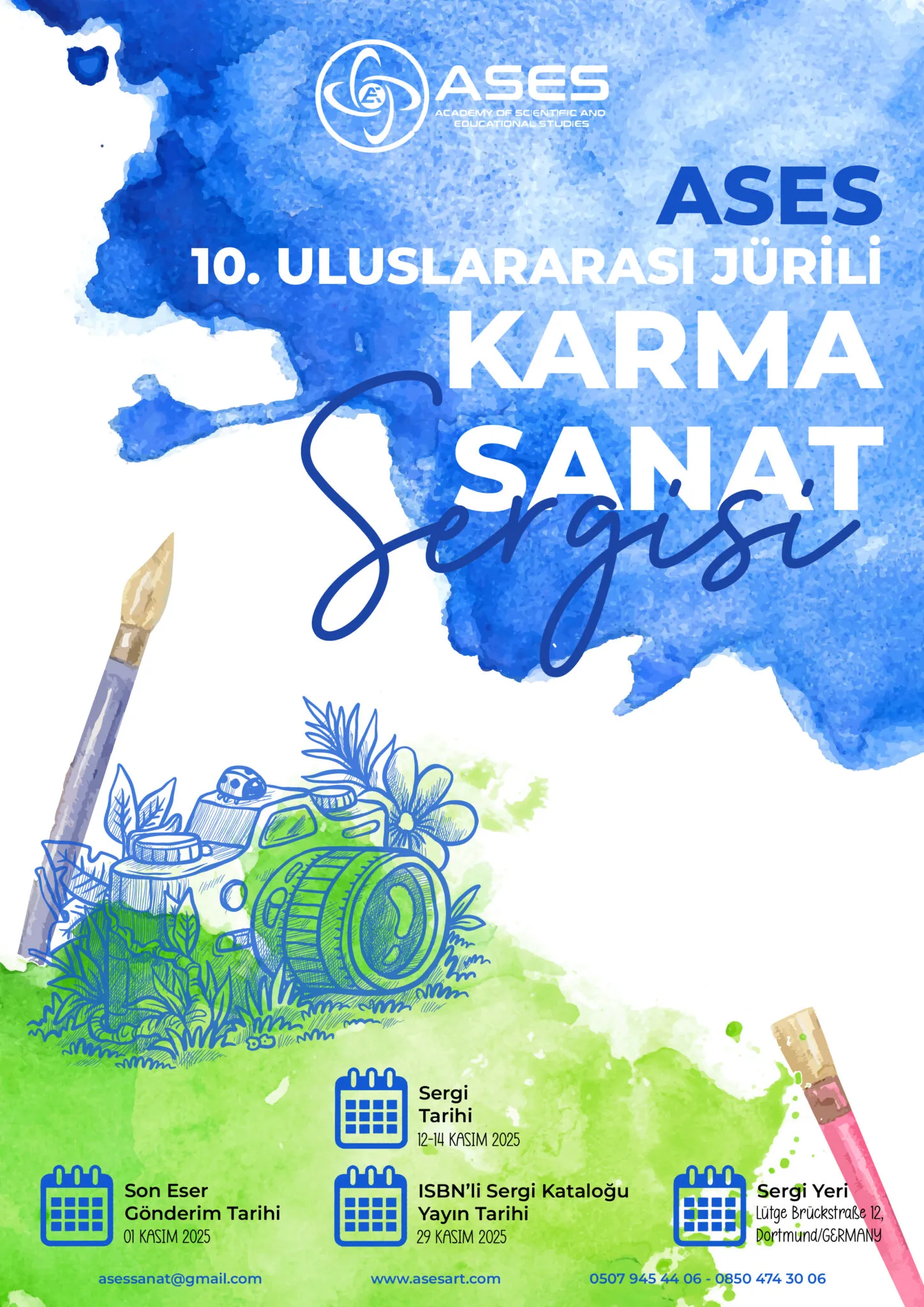 X. ULUSLARARASI JURİLİ KARMA SANAT SERGİSİ